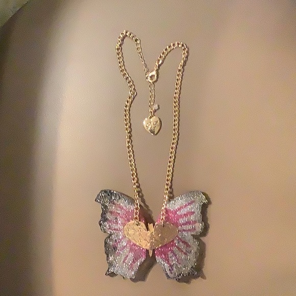 Betsy Johnson Butterfly Necklace - Picture 3 of 6